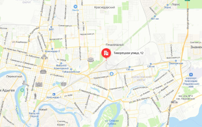 Объект № 1 - Площади грузового двора общей площадью 87 000 кв.м., расположенного по адресу: г. Краснодар, ул. Тихорецкая 12.